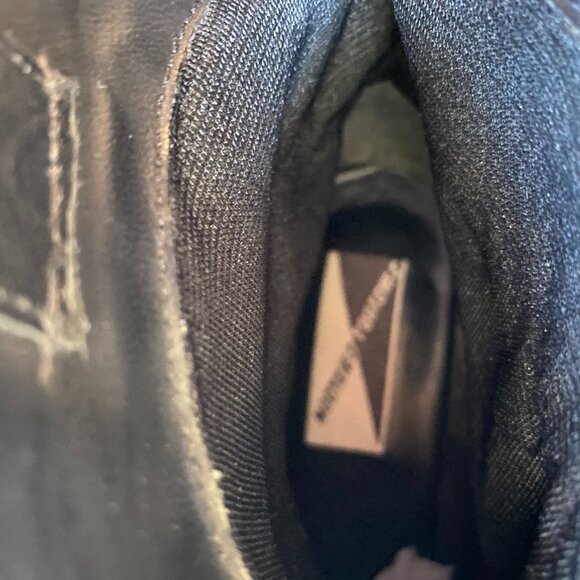 Mootsies Tooties Leather Black & Metallic Booties SZ 8 - Picture 9 of 12